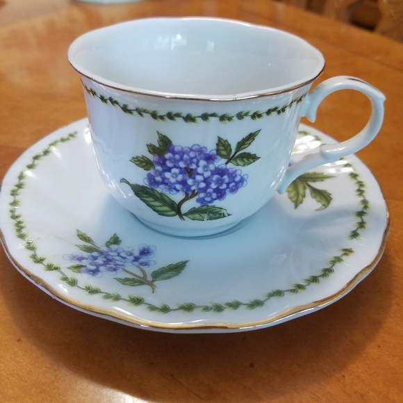 Teuly Tasteful Bone China Cup and Saucer - Picture 1 of 7